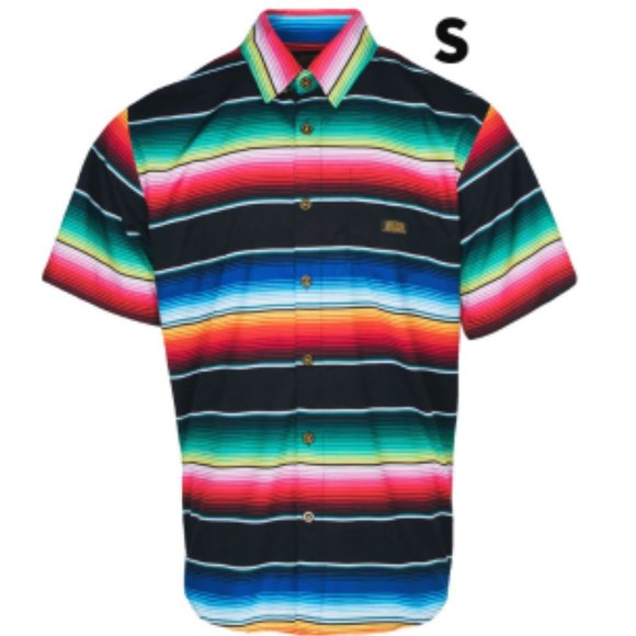 DIXXON Other - Dixxon LOW LOW 2023 Men's Short Sleeve Party Shirt (Black Collar) - S